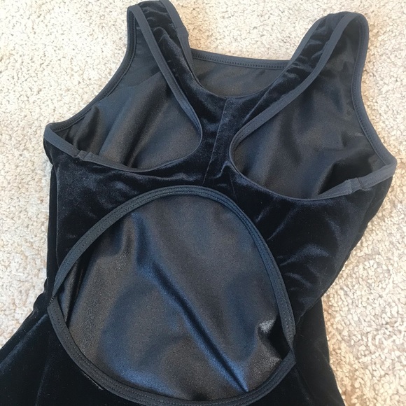 Reversible Velvet Dance Body Suit - Picture 5 of 6